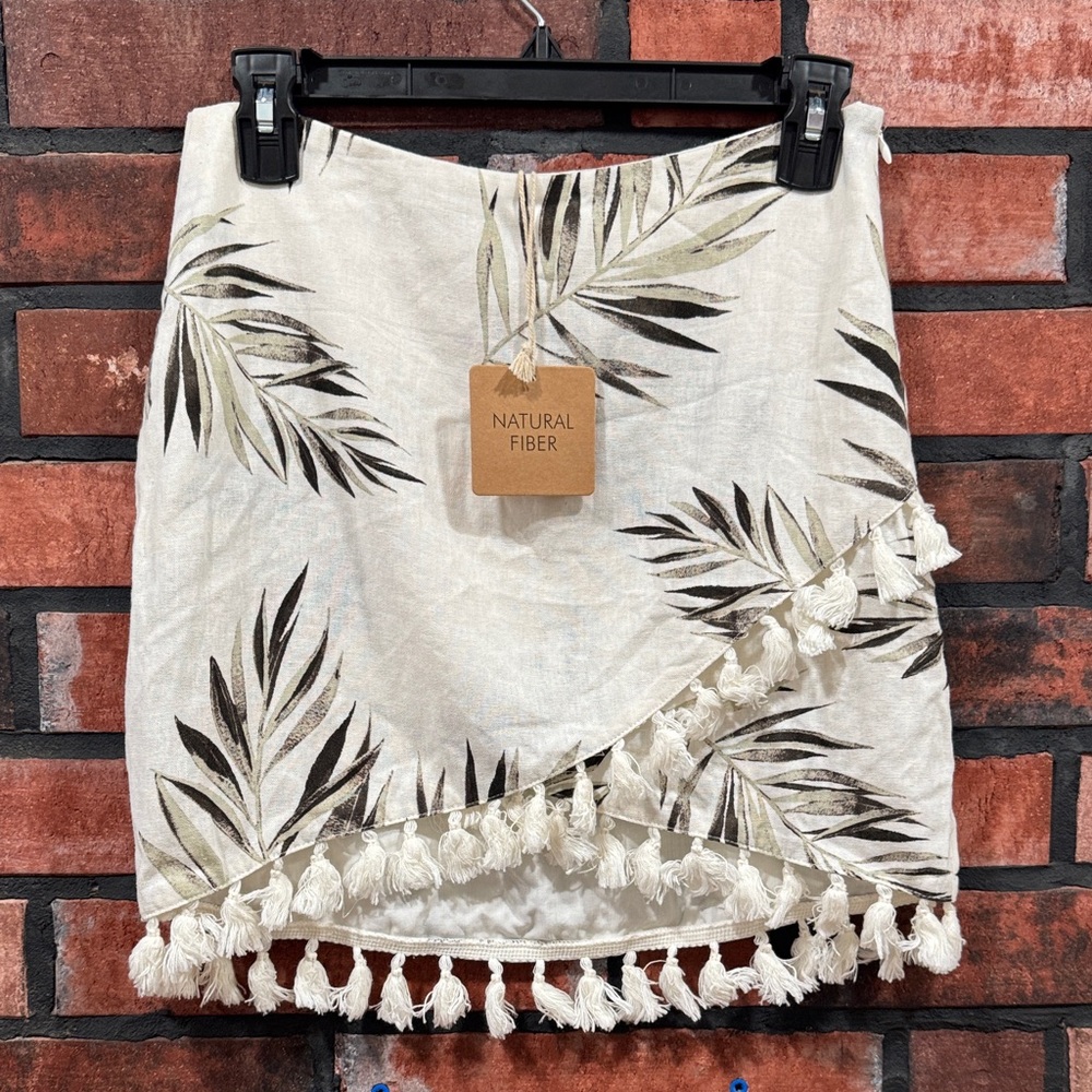 Fate  Mini Skirt with Tassel Hem